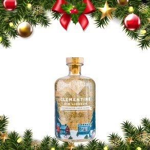 Clementine Gin Liqueur Illuminated Snow Globe
