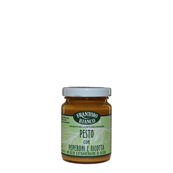Frantoio Bianco Pesto con Peperoni e Ricotta