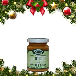 Frantoio Bianco Pesto con Peperoni e Ricotta